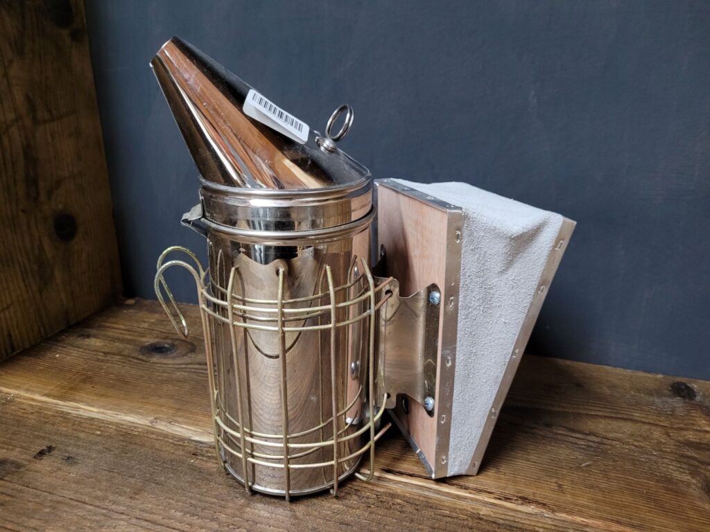 Smoker Large stainless steel with guard Budget